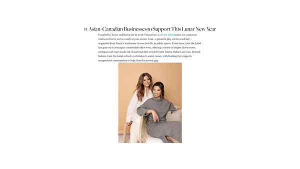 ELLE CANADA: 11 Asian-Canadian Businesses to Support This Lunar New Year
