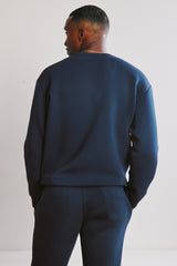Zoom Crewneck Sweater  - Navy