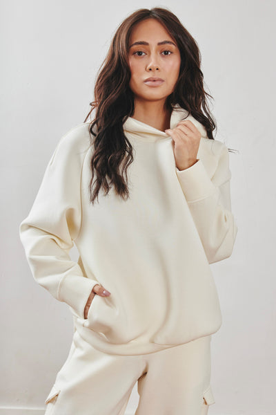 新品未使用／Women’s LaidBack Hoodie 3G Micro Waffle Fast Break Hoodie - Athletic Heather Grey | ALO