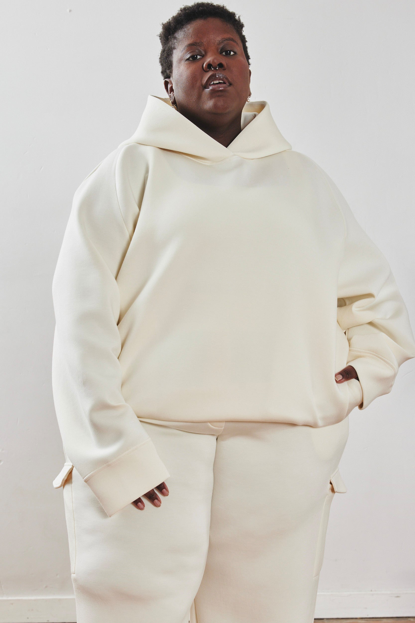 Women's Jordyn Hoodie - Chalk I LEZÉ the Label