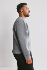 Zoom Crewneck Sweater  - Grey