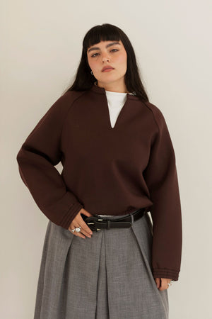 Athena Sweater - Chocolate
