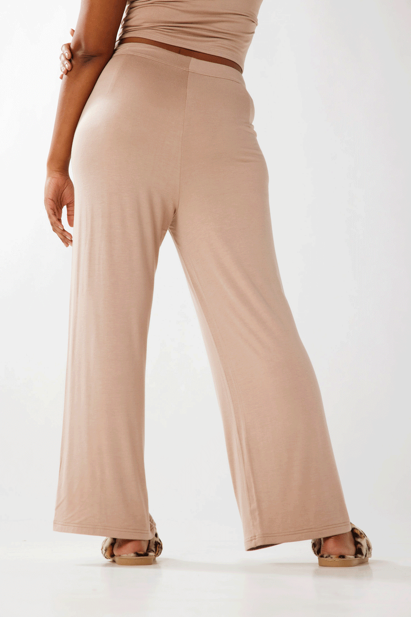 Woman wearing most comfortable pants