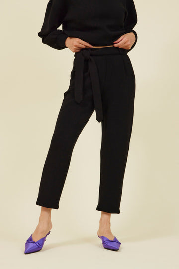 Comfortable black work pants and heels